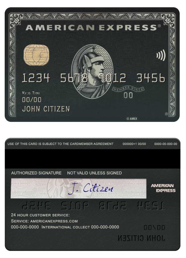 USA BMO Bank of Montreal bank amex black card